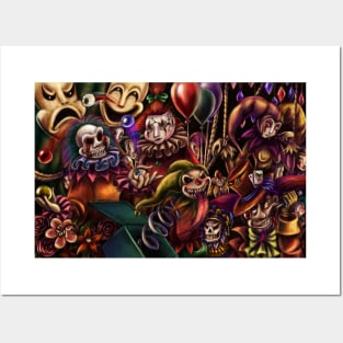 Coulrophobia (Colored) Posters and Art